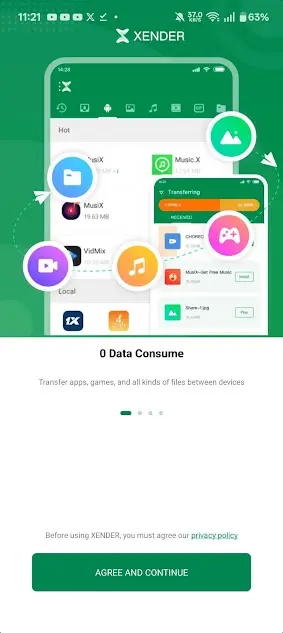 Screenshot of Xender Apk